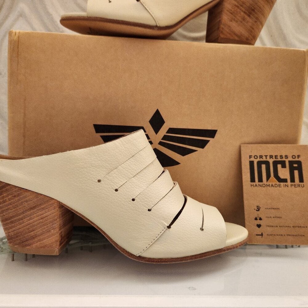 Fortress Of Inca "Gaby" Peep Toe Sandals. NIB. Size 9